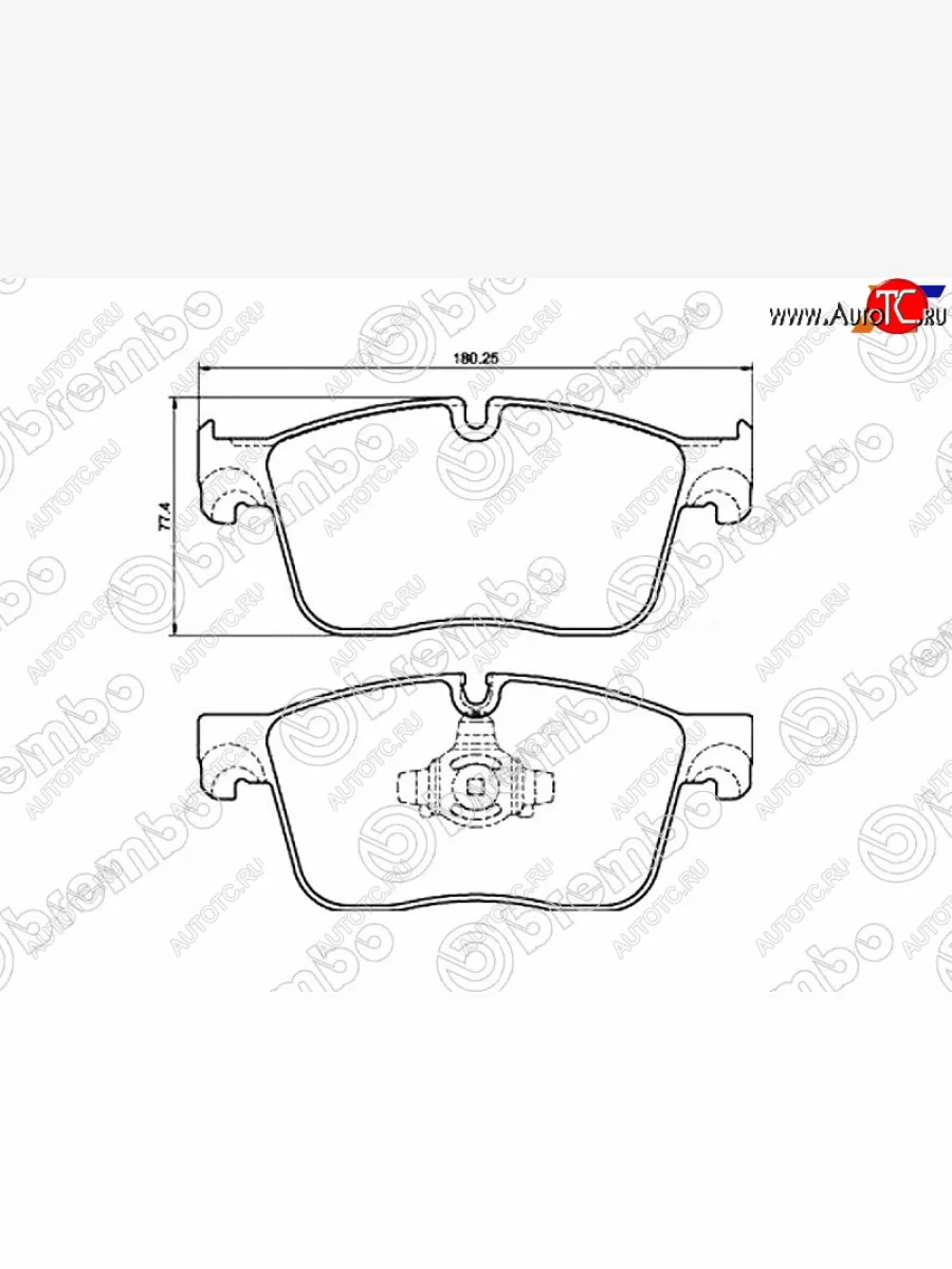 Колодки тормозные перед FL-FR SAT Jaguar F-Pace X761 дорестайлинг (2015-2020)  в Керчи Республика Крым