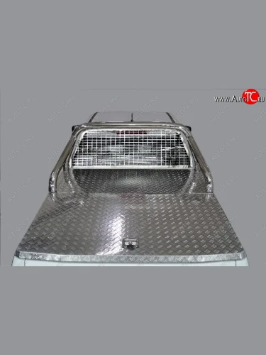 Защита кузова и заднего стекла (для крышки) d 76,1 мм ТСС Тюнинг (нержавейка) JAC T8 PRO (2020-2025)