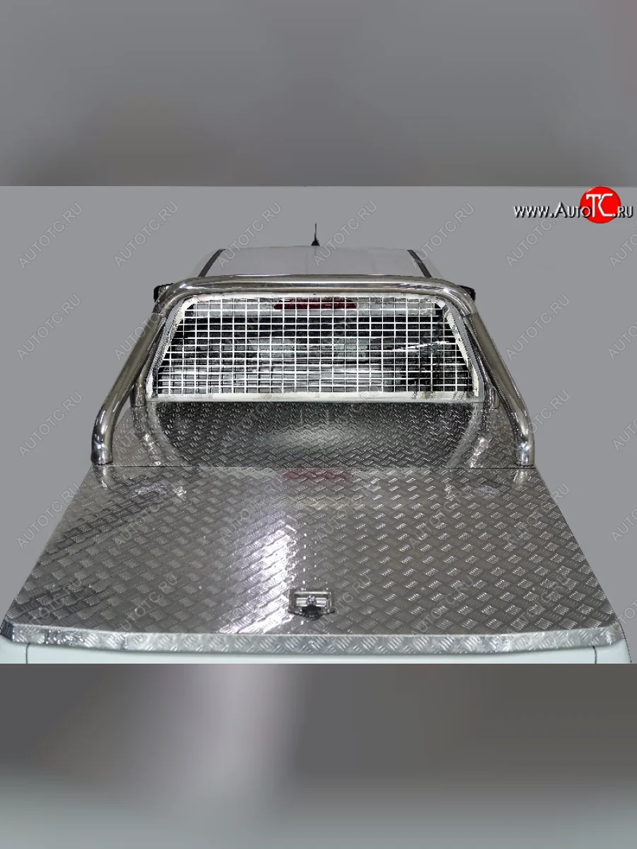 Защита кузова и заднего стекла (для крышки) d 76,1 мм ТСС Тюнинг Isuzu D-Max RG DoubleCab (2020-2023) (нержавейка)  с доставкой в г. Керчь