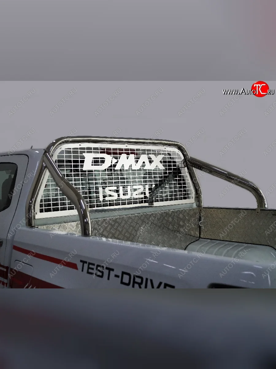 Защита кузова и заднего стекла (только для кузова) d 75*42 мм ТСС Тюнинг Isuzu D-Max RG DoubleCab (2020-2023) (нержавейка)  с доставкой в г. Керчь