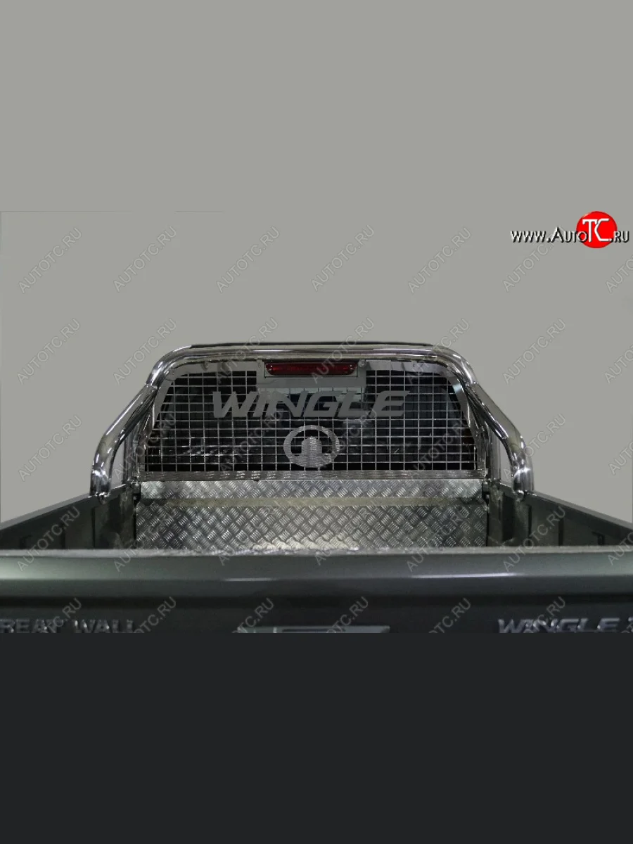 Защита кузова и заднего стекла (только для кузова) d 76,1 мм ТСС Тюнинг Great Wall Wingle 7 пикап (2018-2023) (нержавейка)  в Самаре Самарской области