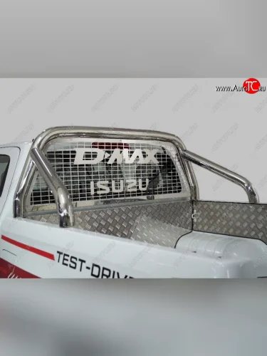 Защита кузова и заднего стекла (только для кузова) d 76,1 мм ТСС Тюнинг (нержавейка) Isuzu D-Max  RG (2020-2023) DoubleCab