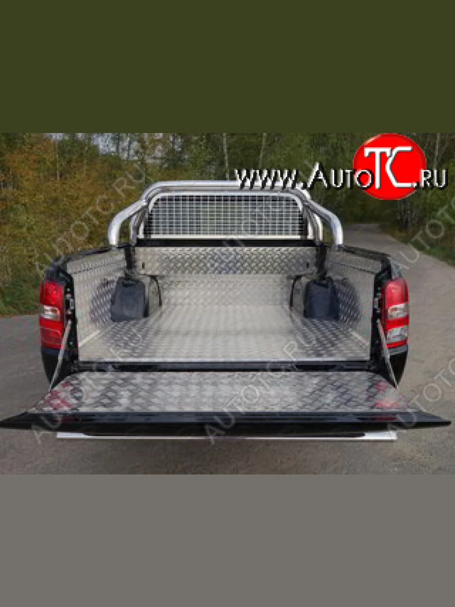 Защита кузова и заднего стекла (только для кузова) d 76,1 мм ТСС Тюнинг  Fiat Fullback (2016-2018) (нержавейка)  в Воронеже Воронежской области