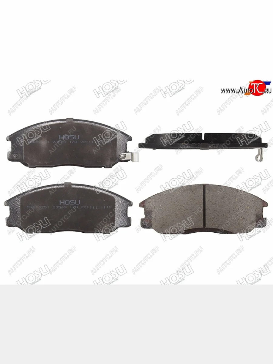 Колодки тормозные перед FL-FR SAT SSANGYONG Kyron рестайлинг (2007-2016)  с доставкой в г. Пермь