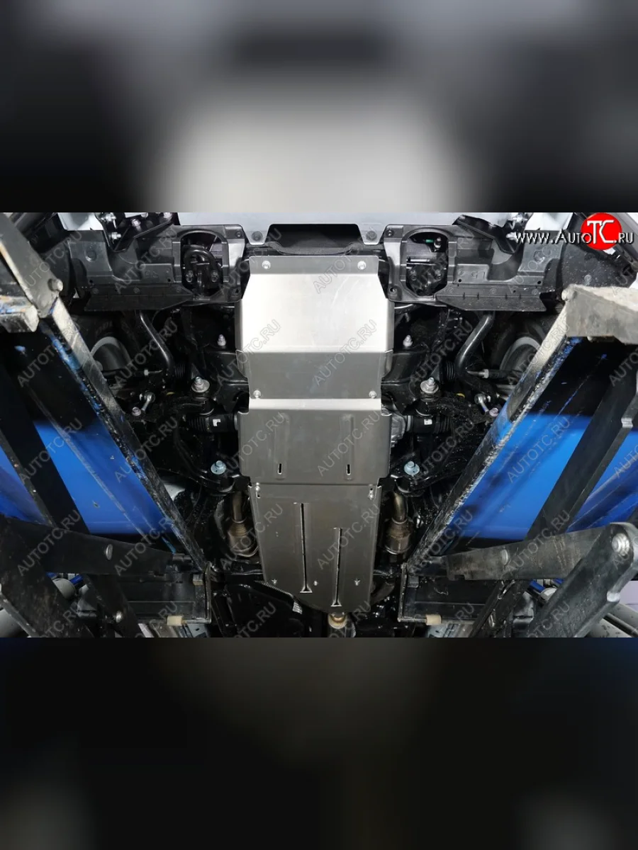 Защиты комплект (радиатор, передний редуктор, акпп, рк) ТСС Тюнинг Toyota Land Cruiser J300 дорестайлинг (2021-2025) (алюминий 4 мм)  в Перми Пермском крае