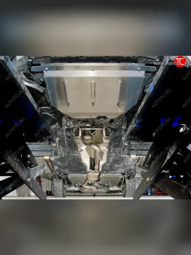 Защиты комплект (картер, кпп, бак) ТСС Тюнинг (алюминий 4 мм) Volkswagen Taos (2020-2022)