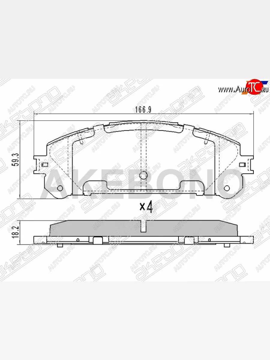 Колодки тормозные перед FL-FR SAT Toyota Highlander XU40 дорестайлинг (2007-2010)  в Керчи Республика Крым