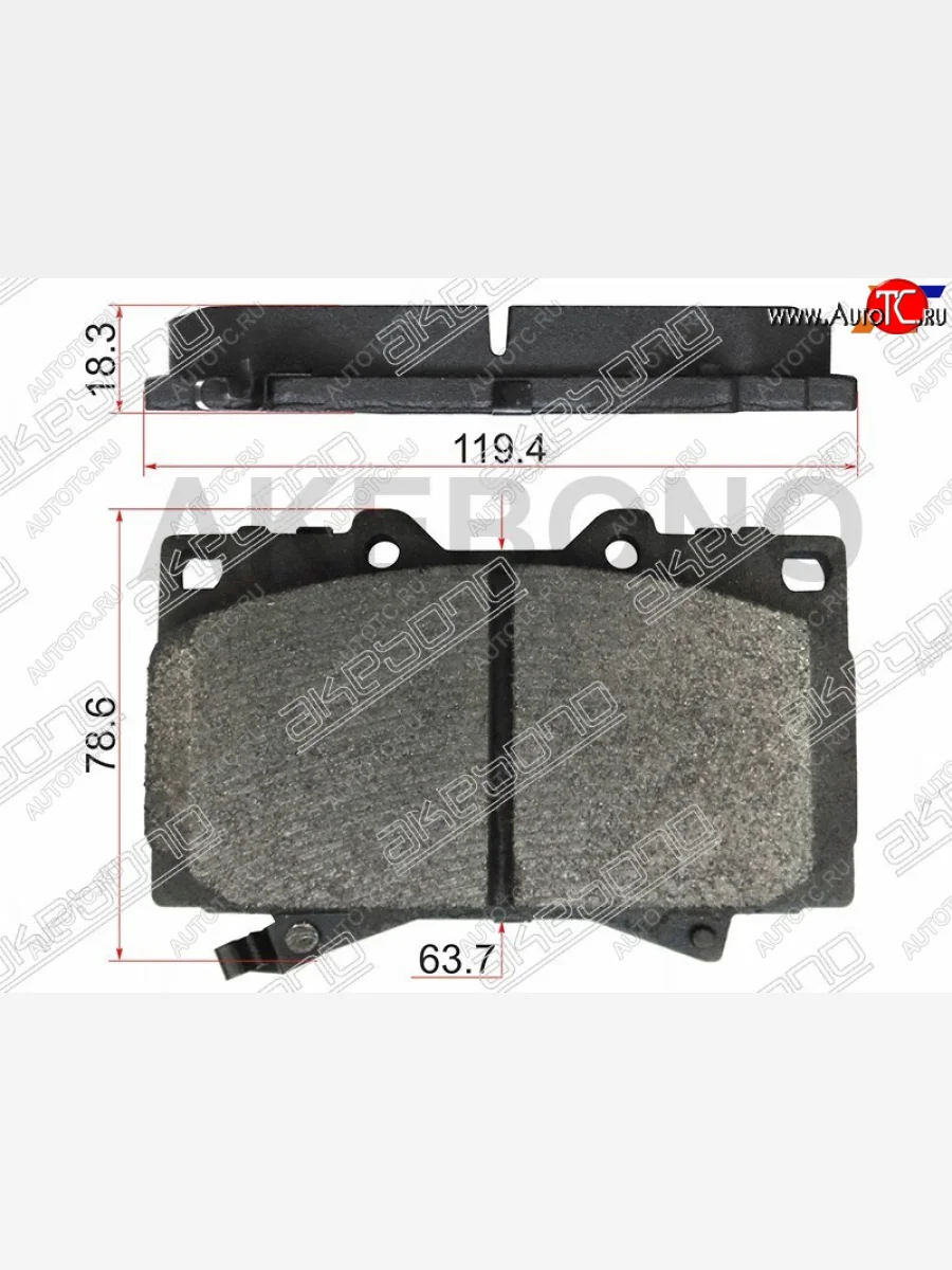 Колодки тормозные перед FL-FR SAT    Toyota Land Cruiser 10 100 1-ый рестайлинг (2002-2005)  в Керчи Республика Крым