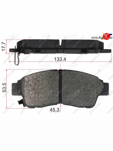 Колодки тормозные перед FL-FR SAT  Toyota RAV4 XA30 5 дв. удлиненный 2-ой рестайлинг (2010-2013)