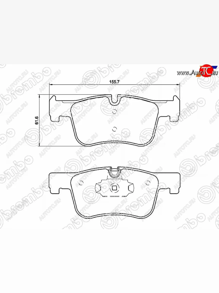 Колодки тормозные перед FL-FR SAT  BMW 3 серия (2012-2018) F30  в Самаре Самарской области