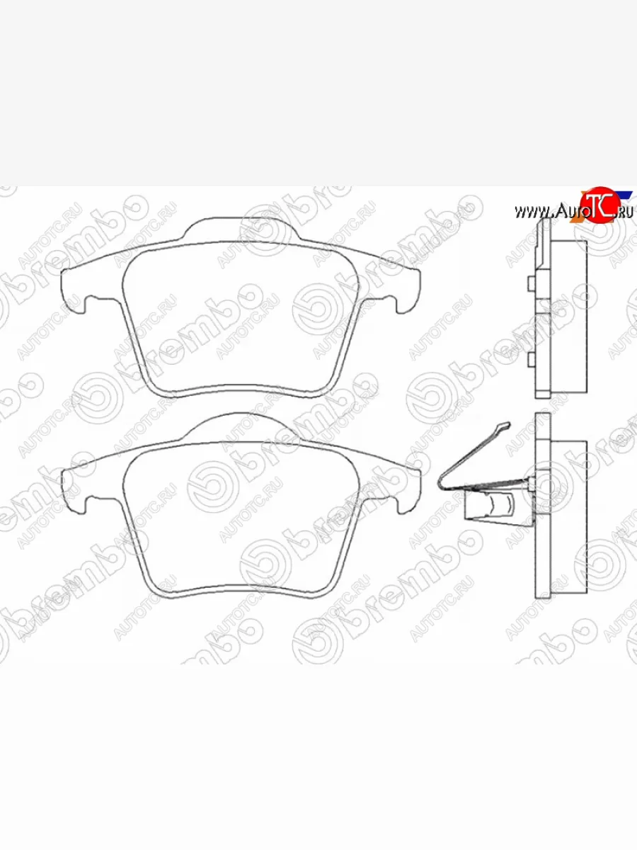 Колодки тормозные FR SAT  Volvo XC90 C дорестайлинг (2002-2006)  в Перми Пермском крае