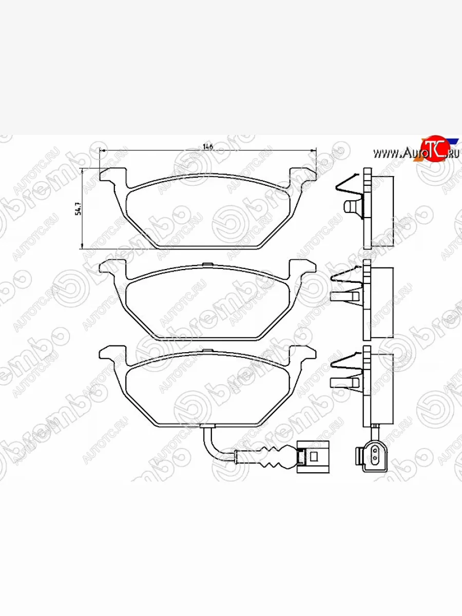 Колодки тормозные FR SAT  Audi A1 8XA хэтчбэк 5 дв. рестайлинг (2014-2018)  с доставкой в г. Керчь