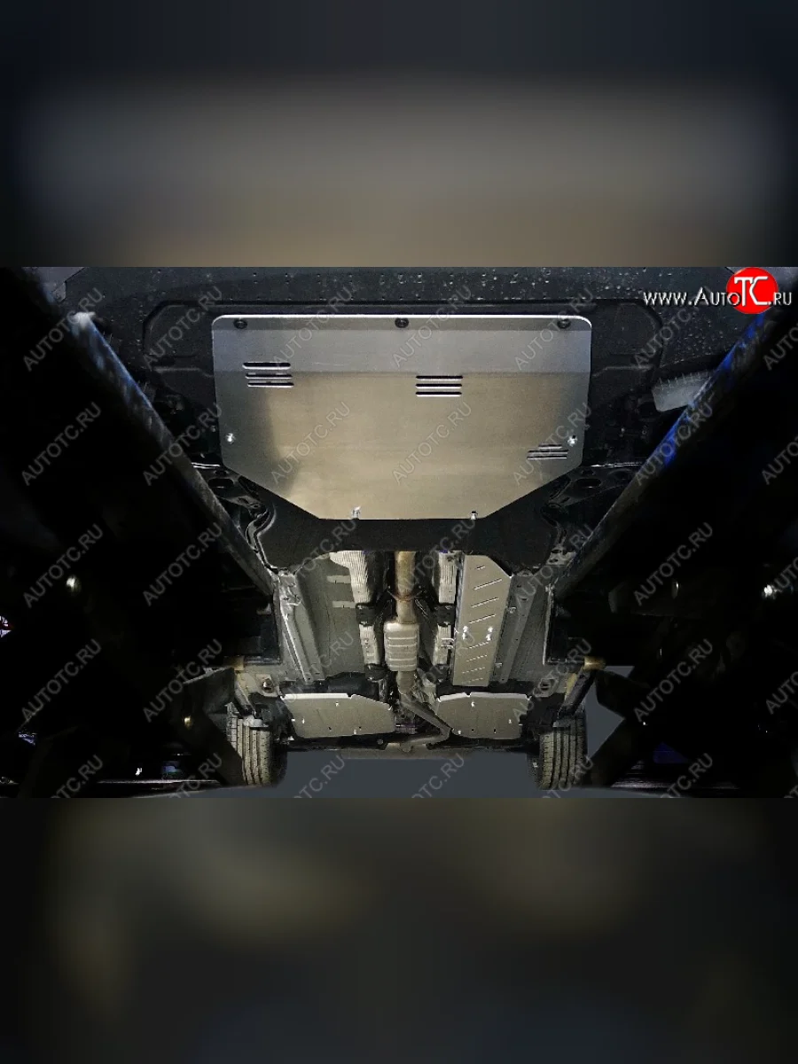Защиты комплект (картер и кпп, топливопровода, бака) ТСС Тюнинг Geely Monjaro (2022-2025) (алюминий 4 мм)  в Керчи Республика Крым