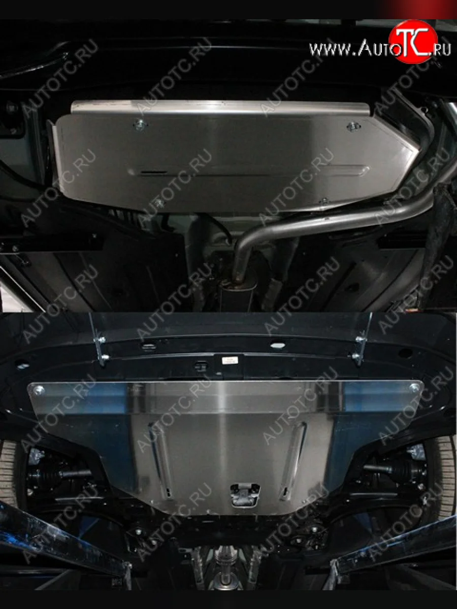 Защиты комплект (картер, кпп, бак) ТСС Тюнинг KIA Soul SK3 (2018-2022) (алюминий 4 мм)  в Самаре Самарской области