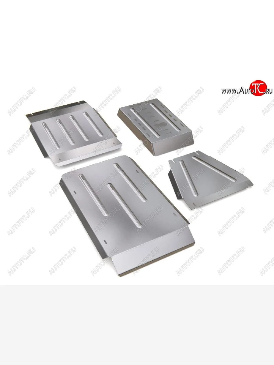 Защиты комплек (картер, кпп, бак, емкости AdBlue) ТСС Тюнинг Sollers Atlant автобус (2022-2025) (алюминий 4 мм)  в Перми Пермском крае