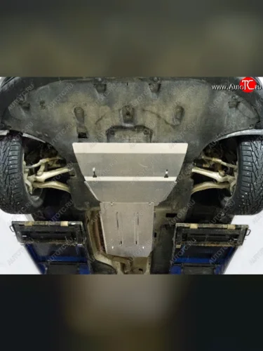 Защиты комплект (картер, АКПП, раздаточной коробки) 2L ТСС Тюнинг GENESIS G80 DH (2017-2020) (алюминий 4 мм)