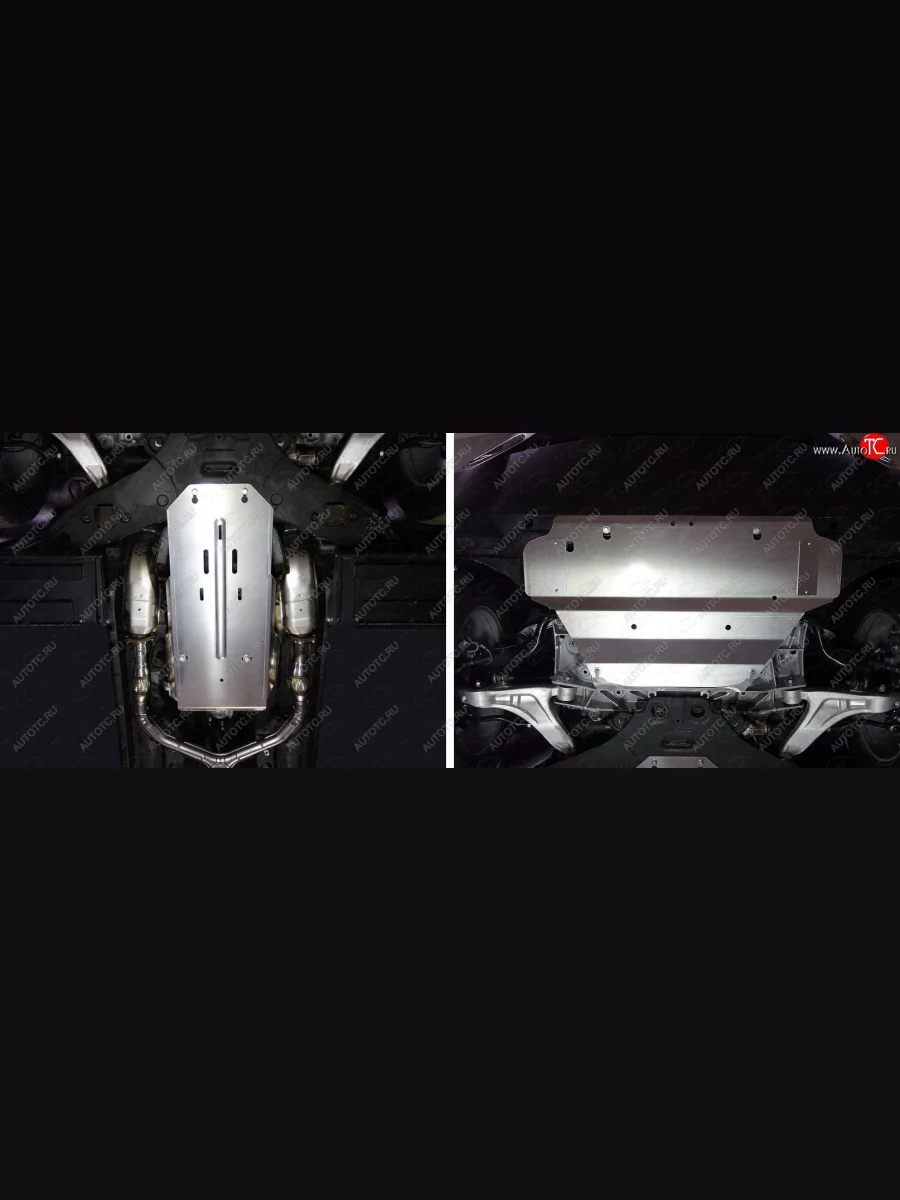 Защиты комплект (картер, кпп, рк) (кроме 5-0) ТСС Тюнинг INFINITI FX35 S51 дорестайлинг (2008-2011) (алюминий 4 мм)  с доставкой в г. Керчь