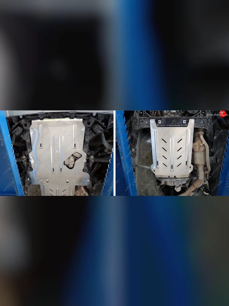 Защиты комплект (картер, кпп) ТСС Тюнинг Land Rover Discovery 5 L462 дорестайлинг (2016-2020) (алюминий 4 мм)  в Керчи Республика Крым