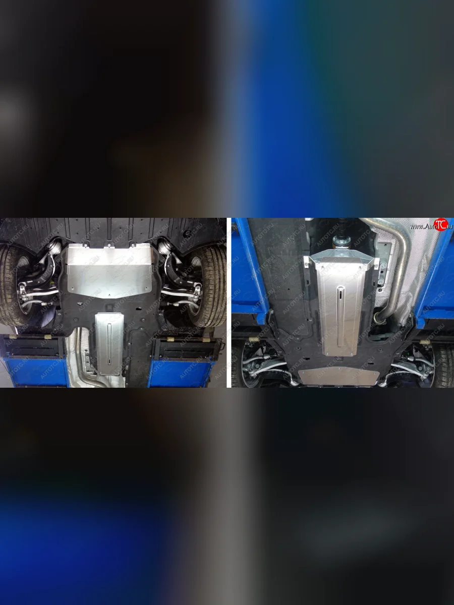 Защиты комплект (картер, кпп) (v 2-0) ТСС Тюнинг Jaguar XE X250 дорестайлинг (2014-2019) (алюминий 4 мм)  в Керчи Республика Крым