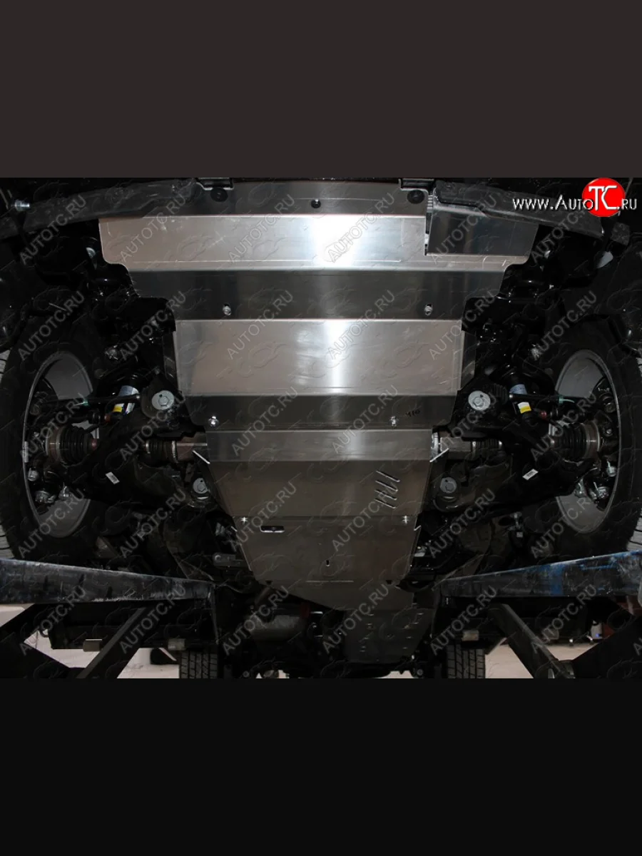 Защиты комплект (картер, радиатор, кпп, раздатка, передний мост, бак) (2-0 TD, 2-0 бензин) ТСС Тюнинг Haval H9 1-ый рестайлинг (2017-2019) (алюминий 4 мм)  с доставкой в г. Керчь