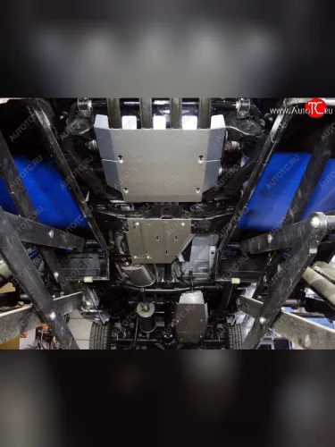 Защиты комплект(картер, раздатка, бак) (двг- 2-0) ТСС Тюнинг (алюминий 4 мм) Volkswagen Amarok рестайлинг (2016-2022)