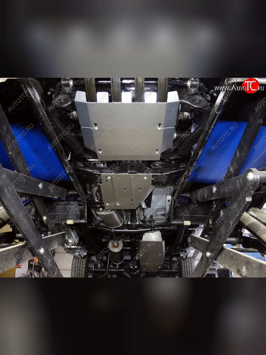 Защиты комплект(картер, раздатка, бак) (двг- 2-0) ТСС Тюнинг Volkswagen Amarok рестайлинг (2016-2022) (алюминий 4 мм)  в Самаре Самарской области