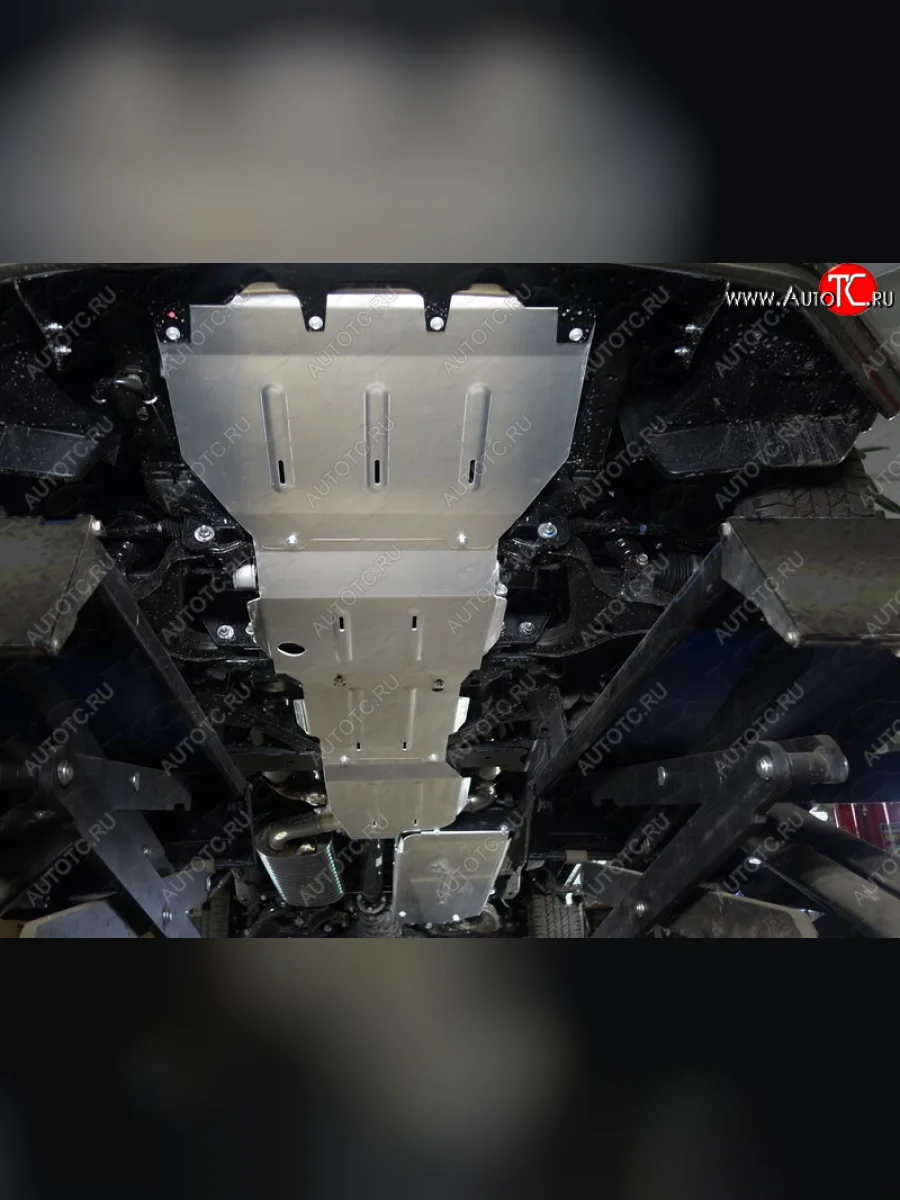 Защиты комплект (радиатор, картер, кпп, рк, бак) ТСС Тюнинг INFINITI QX80 Z62 2-ой рестайлинг (2018-2024) (алюминий 4 мм)  с доставкой в г. Пермь