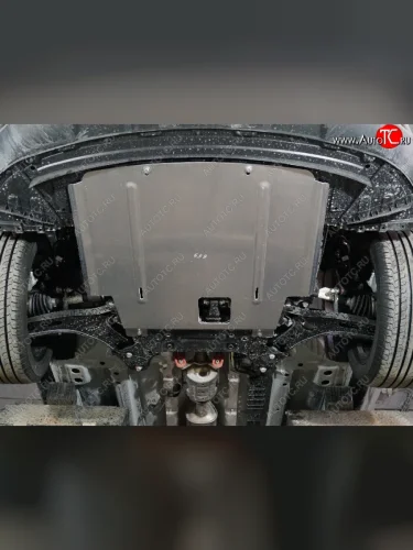 Защита картера и КПП ТСС Тюнинг (алюминий 4 мм) BAIC X35 (2023-2025)