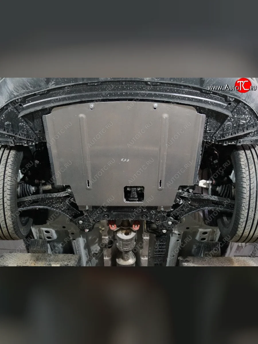 Защита картера и КПП ТСС Тюнинг BAIC X35 (2023-2025) (алюминий 4 мм)  в Перми Пермском крае