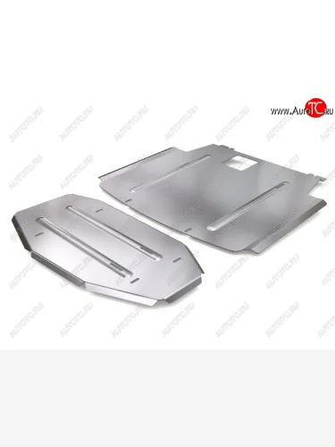 Защиты комплект (картер, кпп, бак)ТСС Тюнинг (алюминий 4 мм) BAIC X35 (2023-2025)