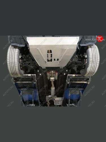 Защиты комплект (картер, кпп, бака) ТСС Тюнинг (алюминий 4 мм) Changan CS55 рестайлинг (2018-2023)