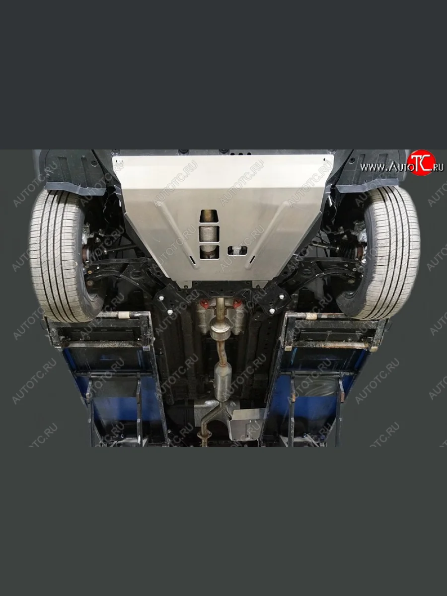 Защиты комплект (картер, кпп, бака) ТСС Тюнинг Changan CS55 рестайлинг (2018-2023) (алюминий 4 мм)  в Керчи Республика Крым