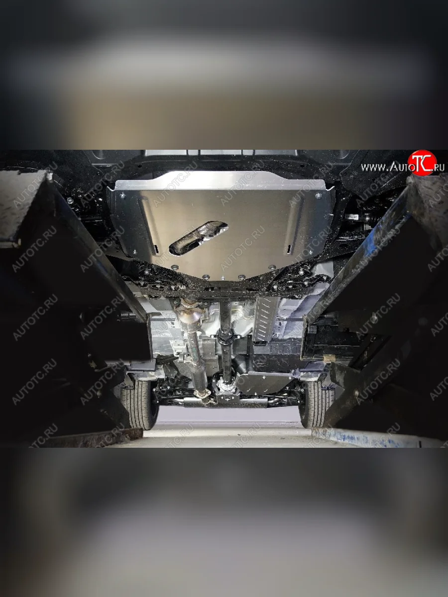 Защиты комплект (картер, кпп, топливопровода, бака и заднего редуктора) ТСС Тюнинг Changan UNI-K (2020-2025) (алюминий 4 мм)  в Керчи Республика Крым