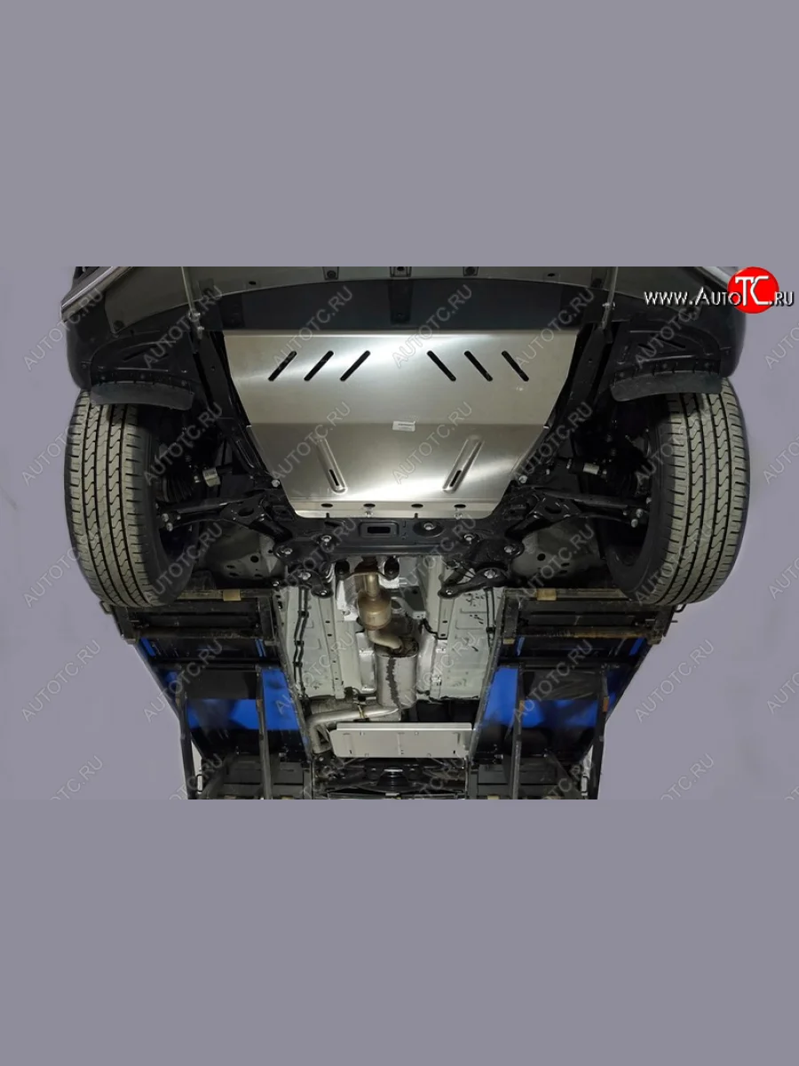 Защиты комплект (картер, кпп, бак) ТСС Тюнинг Chery Tiggo 8 PRO (2021-2025) (алюминий 4 мм)  в Керчи Республика Крым