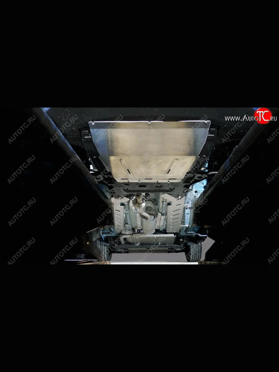 Защиты комплект (картер, кпп, бака, адсорбера, двигателя левая, двигателя правая, топливная магистраль) ТСС Тюнинг Kaiyi X3 Pro (2023-2025) (алюминий 4 мм)  в Воронеже Воронежской области