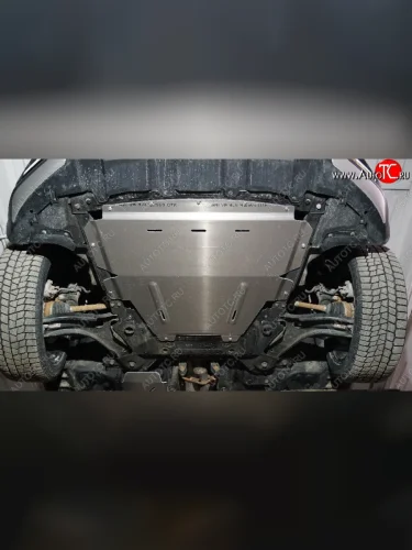 Защита картера и КПП ТСС Тюнинг (алюминий 4 мм) Лада ВАЗ Веста Кросс NG SW 2181 универсал рестайлинг (2022-2025)