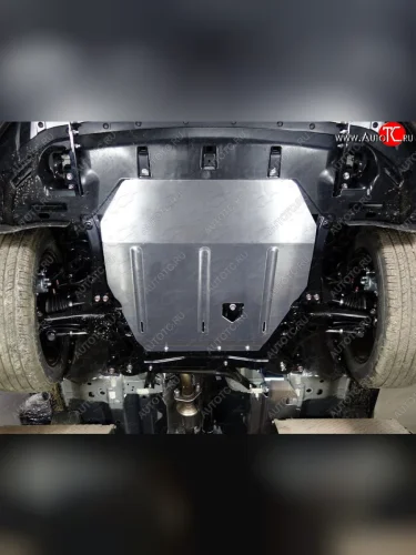Защита картера и КПП ТСС Тюнинг (алюминий 4 мм) Mitsubishi Eclipse Cross GK дорестайлинг (2017-2021)