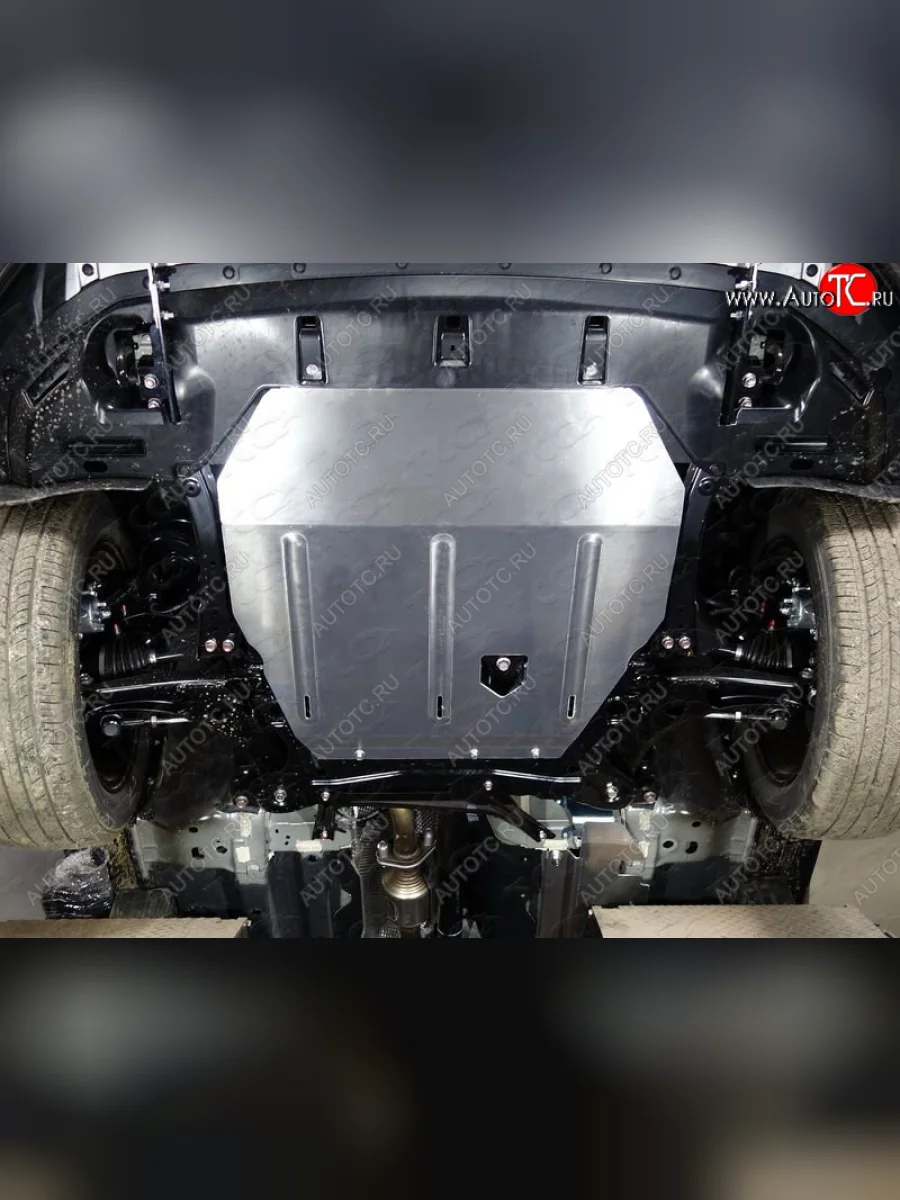 Защита картера и КПП ТСС Тюнинг Mitsubishi Eclipse Cross GK дорестайлинг (2017-2021) (алюминий 4 мм)  с доставкой в г. Керчь