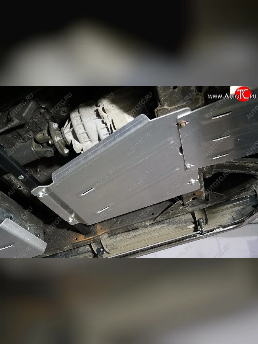 Защита раздаточной коробки 2.3D AT Luxury ТСС Тюнинг Dong Feng DF6 пикап (2022-2025) (алюминий 4 мм)  с доставкой в г. Керчь