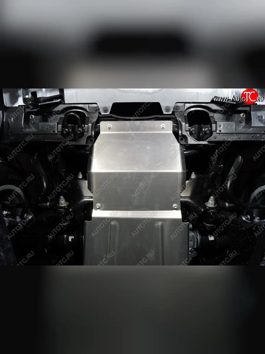 Защита радиатора ТСС Тюнинг Toyota Land Cruiser J300 дорестайлинг (2021-2025) (алюминий 4 мм)  в Перми Пермском крае