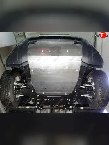 Защита радиатора (не устанавливается без ZKTCC00164) ТСС Тюнинг (алюминий 4 мм) Land Rover Range Rover Sport  2 L494 (2017-2022) рестайлинг