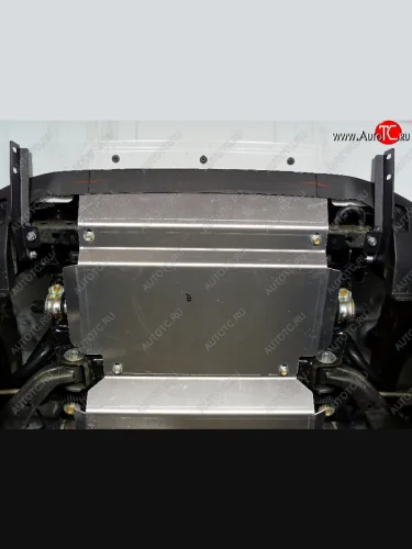 Защита радиаторов ТСС Тюнинг (алюминий 4 мм) Isuzu D-Max RG DoubleCab (2020-2023)