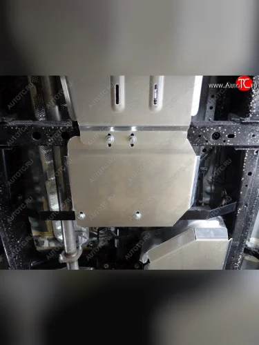 Защита раздаточной коробки ТСС Тюнинг (алюминий 4 мм) Toyota Fortuner AN160 дорестайлинг (2015-2020)