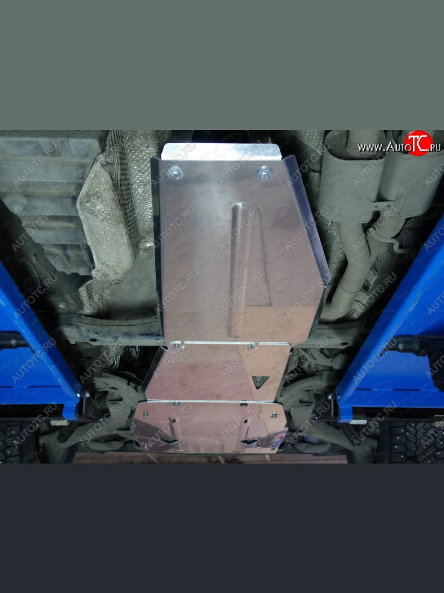 Защита раздаточной коробки ТСС Тюнинг Volkswagen Touareg 2 NF рестайлинг (2014-2018) (алюминий 4 мм)  в Самаре Самарской области