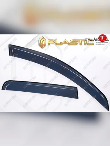 Ветровики дверей CA-Plastic (classic полупрозрачный) Subaru Forester SK/S14 рестайлинг (2021-2022)