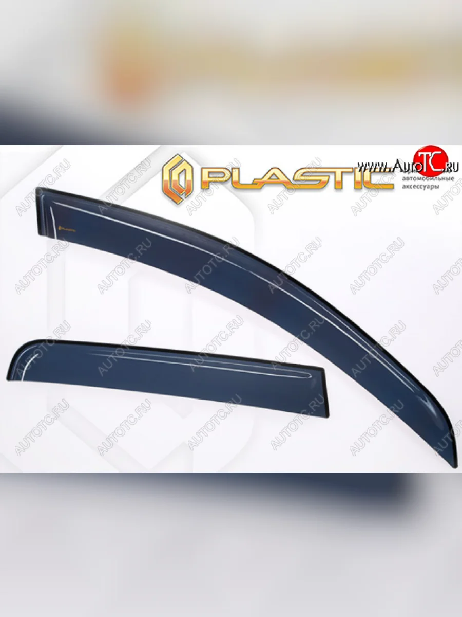 Ветровики дверей CA-Plastic Subaru Forester SK/S14 рестайлинг (2021-2022) (classic полупрозрачный)  в Самаре Самарской области