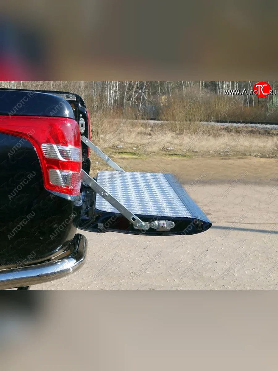 Защитный алюминиевый вкладыш в кузов автомобиля (борт) ТСС Тюнинг Mitsubishi L200 5 KK,KL рестайлинг (2018-2022) (алюминий)  в Самаре Самарской области