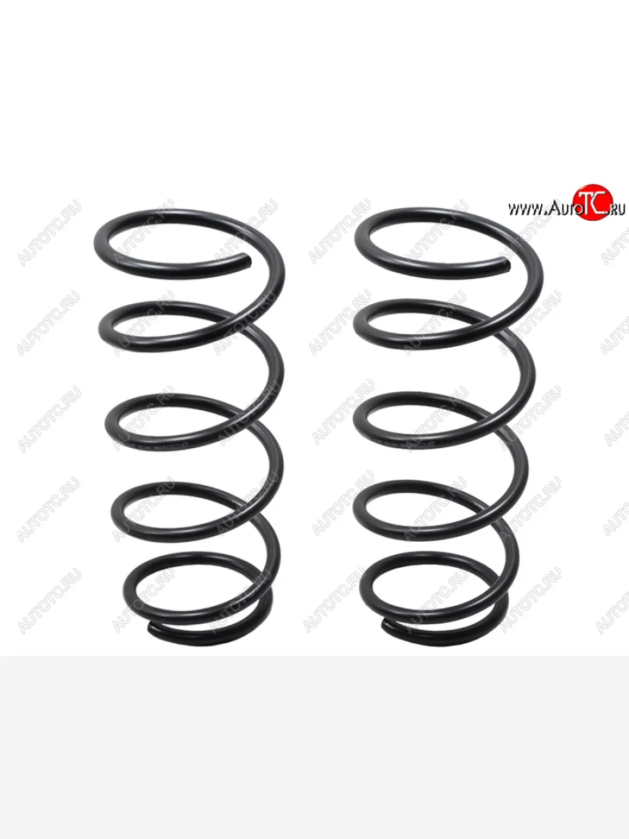 Пружина подвески (2шт комплект) передняя FL-FR BAIKOR Nissan Tiida 1 C11 хэтчбэк дорестайлинг, Япония (2004-2007)  в Воронеже Воронежской области