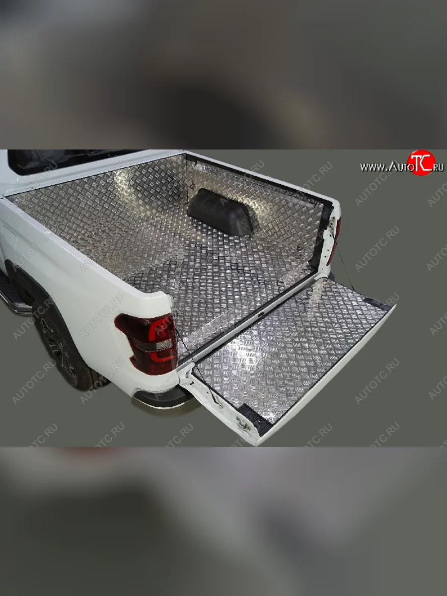Защитный алюминиевый вкладыш в кузов автомобиля (комплект) ТСС Тюнинг Changan Hunter Plus пикап (2022-2025) (алюминий)  в Керчи Республика Крым