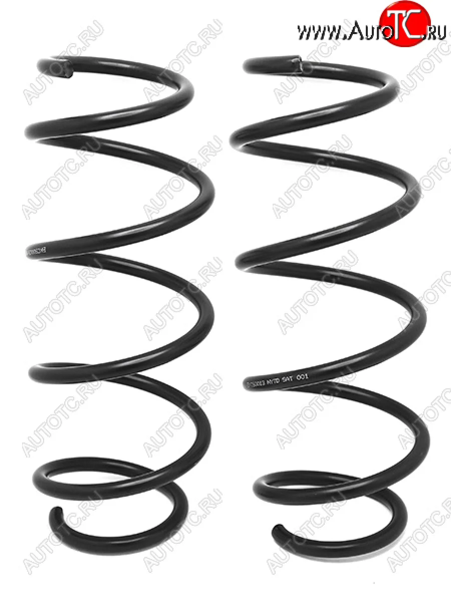 Пружина подвески (2шт комплект) передняя FL-FR BAIKOR Skoda Octavia A5 дорестайлинг универсал (2004-2008)  в Самаре Самарской области